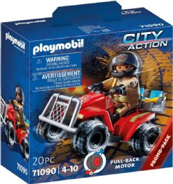 PLAYMOBIL CITY ACTION - POMPIER ET QUAD PROMO-PACK #71090